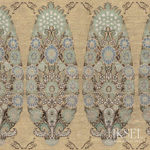 Load image into Gallery viewer, Schumacher Safavid Bouquet Fabric RF904CR63 / Celadon