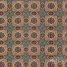Load image into Gallery viewer, Schumacher Alhambra Checks Fabric RF907CS01 / Original
