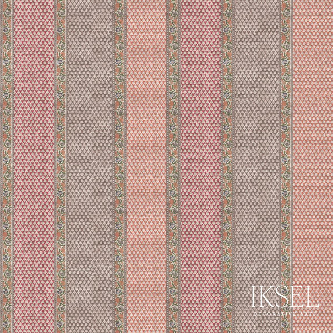 Schumacher Kashan Stripe Fabric RF919CS01 / Original
