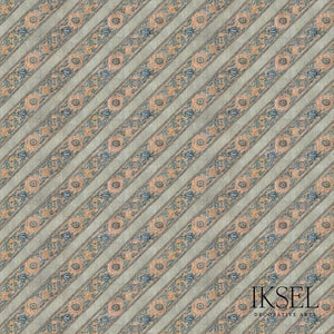 Schumacher Safavid Ribbons Fabric RF926CS01 / Original