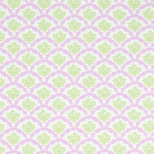 Load image into Gallery viewer, Cotton Purple Blue Green Botanical Upholstery Drapery Fabric