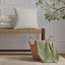 Load image into Gallery viewer, Cotton Purple Blue Green Botanical Upholstery Drapery Fabric