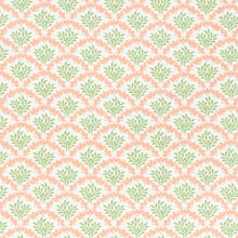 Load image into Gallery viewer, Cotton Coral Green Botanical Upholstery Drapery Fabric