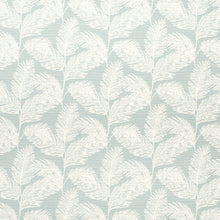 Load image into Gallery viewer, InsideOut Indoor Outdoor Performance Blue Cream Feather Fern Upholstery Fabric