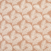 Load image into Gallery viewer, InsideOut Indoor Outdoor Performance Coral Cream feather Fern Upholstery Fabric