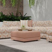 Load image into Gallery viewer, InsideOut Indoor Outdoor Performance Coral Cream feather Fern Upholstery Fabric