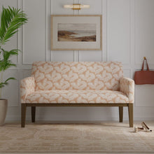 Load image into Gallery viewer, InsideOut Indoor Outdoor Performance Coral Cream feather Fern Upholstery Fabric
