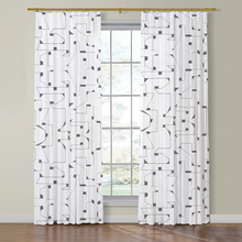 Load image into Gallery viewer, Set of Two Made to Order Schumacher Circuit Side Drapery Panel