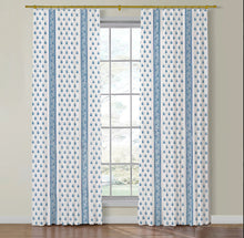 Load image into Gallery viewer, Set of Two Made to Order Schumacher Katsura Stripe Side Drapery Panels