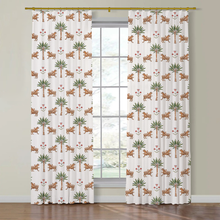 Load image into Gallery viewer, Set of Two Made to Order Schumacher Tiger Palm Side Drapery Panels