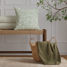 Load image into Gallery viewer, Silver Grey Seafoam Green Animal Pattern Abstract Cut Velvet Upholstery Fabric / Sage