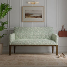 Load image into Gallery viewer, Silver Grey Seafoam Green Animal Pattern Abstract Cut Velvet Upholstery Fabric / Sage