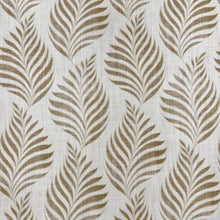 Load image into Gallery viewer, Cream Cotton Beige Botanical Fern Upholstery Drapery Fabric MGF