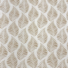 Load image into Gallery viewer, Cream Cotton Beige Botanical Fern Upholstery Drapery Fabric MGF