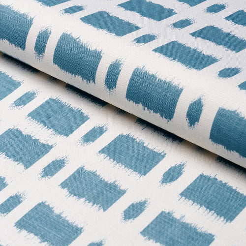 Schumacher Townline Road Fabric TOWN007 / Marine