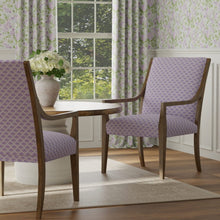 Load image into Gallery viewer, Cotton Lilac Purple Green Floral Upholstery Drapery Fabric