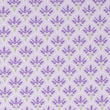 Load image into Gallery viewer, Cotton Lilac Purple Green Floral Upholstery Drapery Fabric
