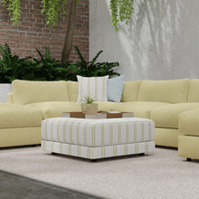 Load image into Gallery viewer, InsideOut Indoor Outdoor Performance Pear Green Cream Tweed Upholstery Fabric
