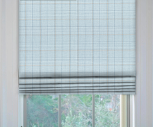 Load image into Gallery viewer, Thibaut Grassmarket Check Roman Shade