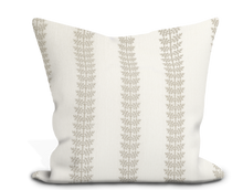 Load image into Gallery viewer, Custom Pillow Cover in Thibaut Amble Embroidery in Off White  - One Side