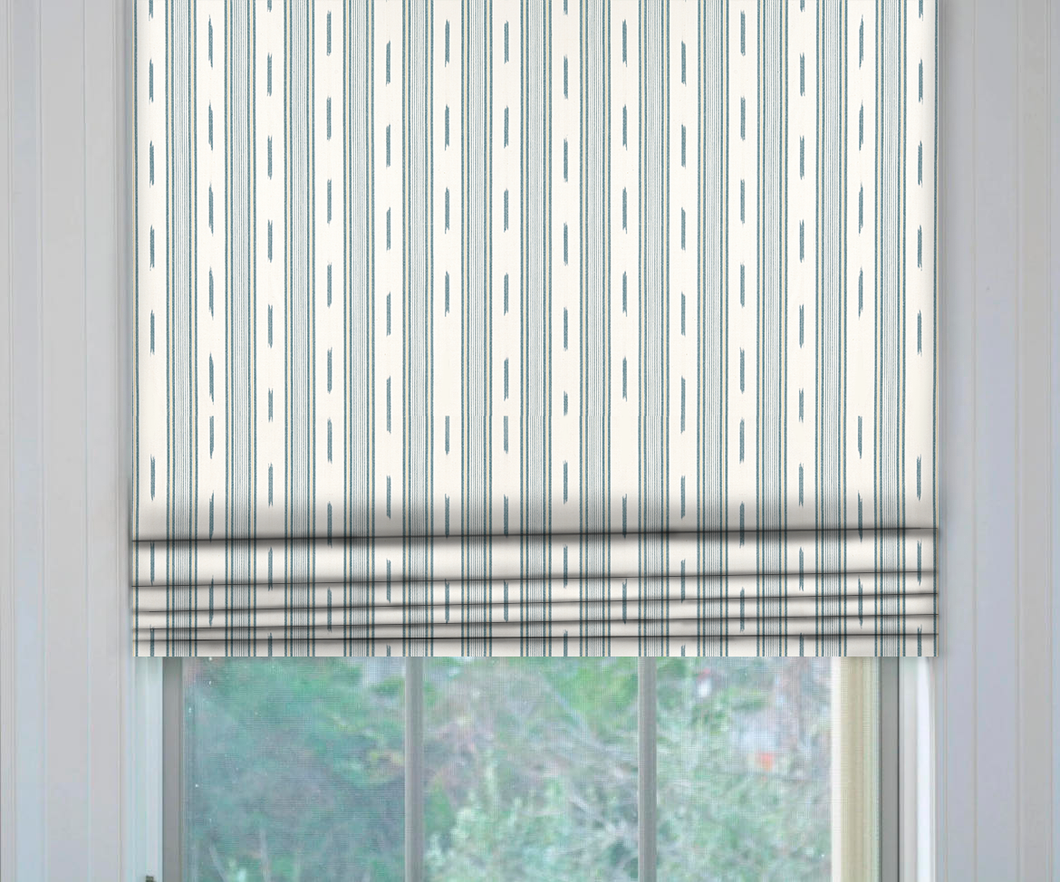 Thibaut Odeshia Stripe Roman Shade