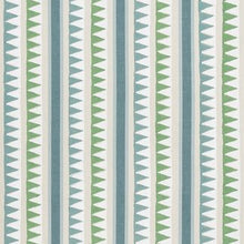 Load image into Gallery viewer, Made to Order Thibaut Lomita Stripe Roman Shade Colors 1-5