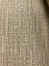 Load image into Gallery viewer, Designer Heavy Duty Brown Taupe MCM Mid Century Modern Tweed Faux Leather Upholstery Vinyl WHS 4398