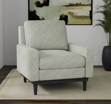 Load image into Gallery viewer, Spanish Made Paisley Seafoam Aqua Grey White Upholstery Drapery Fabric CF