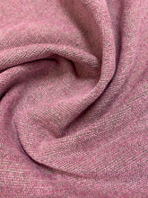 Load image into Gallery viewer, Designer Grey Pink MCM Mid Century Modern Tweed Upholstery Fabric WHS 4404