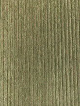 Load image into Gallery viewer, Designer Textured Ribbed Sage Green Red Water &amp; Stain Resistant Upholstery Fabric STA 4327
