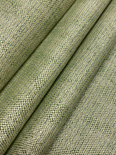 Load image into Gallery viewer, 1 1/2 Yd Designer Indoor Outdoor Lime Green Teal Cream MCM Mid Century Modern Water &amp; Stain Resistant Upholstery Fabric WHS 4327