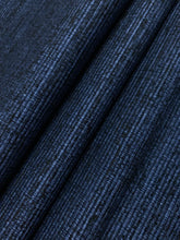 Load image into Gallery viewer, Designer Water &amp; Stain Resistant Navy Blue Woven Upholstery Fabric WHS 4362