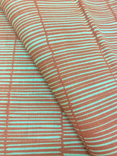 Load image into Gallery viewer, CW Stockwell Cabana Terracotta Orange Belgium Linen Upholstery Drapery Fabric WHS 4252