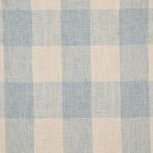 Aqua Blue Seafoam Buffalo Oyster Ivory Plaid Check Upholstery Drapery Fabric MGF