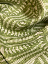 Load image into Gallery viewer, Lewis &amp; Wood Chekerbox Cactus Green Geometric Cotton Linen Upholstery Drapery Fabric WHS 4354