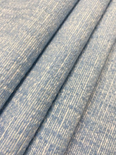 Load image into Gallery viewer, 1.9 Yard Remnant Thibaut Freeport Sky Blue InsideOut Water &amp; Stain Resistant Upholstery Fabric WHS 4496