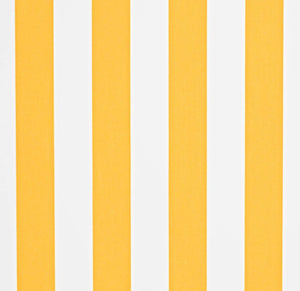 Heavy Duty Outdoor Solution Dyed Acrylic Light Yellow Cream Stripe Upholstery Drapery Fabric CF