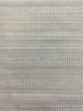 Load image into Gallery viewer, 1.25 Yard Designer Water &amp; Stain Resistant Green Seafoam Stripe Upholstery Fabric WHS 4526