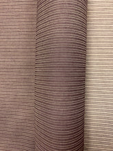 Load image into Gallery viewer, Designer Reversible Indoor Outdoor Water &amp; Stain Resistant Plum Purple Stripe Upholstery Drapery Fabric WHS 4423