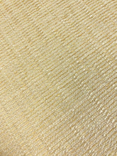 Load image into Gallery viewer, Designer Water &amp; Stain Resistant Lemon Yellow Cream Chenille Upholstery Fabric WHS 4330