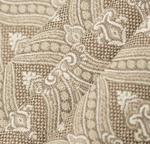 Load image into Gallery viewer, Spanish Made Damask Brocade Taupe Beige White Upholstery Drapery Fabric CF