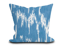 Load image into Gallery viewer, Custom Pillow Cover in Thibaut Abstract Maverick in Blue - One Side