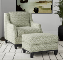 Load image into Gallery viewer, Spanish Made Damask Brocade Sage Green Upholstery Drapery Fabric CF