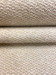 Designer Cream Boucle MCM Mid Century Modern Water & Stain Resistant Upholstery Fabric WHS 4316