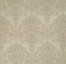 Load image into Gallery viewer, Spanish Made Damask Brocade Taupe Beige Upholstery Drapery Fabric CF
