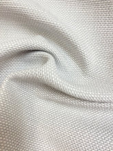 Load image into Gallery viewer, Designer Water &amp; Stain Resistant Indoor Outdoor Grey White Canvas Upholstery Fabric WHS 4346
