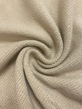 Load image into Gallery viewer, Designer Beige Woven MCM Mid Century Modern Linen Viscose Upholstery Fabric WHS 4419