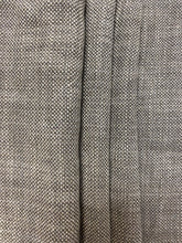 Load image into Gallery viewer, Designer Brown Cream Linen Blend MCM Mid Century Modern Tweed Upholstery Fabric WHS 4494