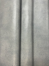 Load image into Gallery viewer, Designer Steel Blue Ostrich Animal Skin Upholstery Vinyl WHS 4479