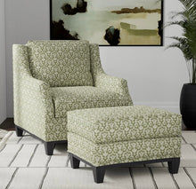 Load image into Gallery viewer, Spanish Made Damask Brocade Sage Green Upholstery Drapery Fabric CF